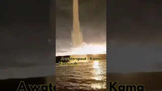 A waterspout   Kama River in the Perm region of Russia #viral #viralshorts #viralvideo #nature