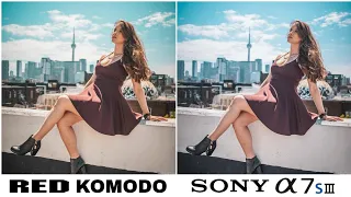 RED Komodo 6K VS Sony a7S III CAMERA COMPARISON | 6K RED Komodo