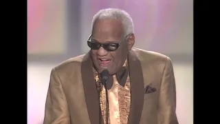 Ray Charles Inducts Nat "King" Cole at the 2000 Rock & Roll Hall of Fame Induction Ceremony