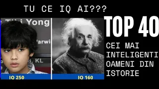 Topul celor 40 cei mai inteligenţi oameni din istorie  Einstein este pe locul doi