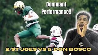 4 Star Running Back Went OFF In This Rivalry Game!! (St Joes vs Don Bosco)