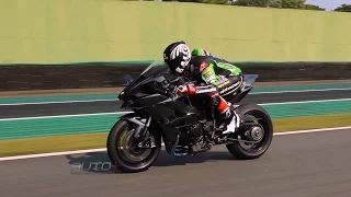Aceleramos a invocada Kawasaki Ninja H2R em Interlagos