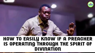 HOW TO EASILY KNOW IF A PREACHER IS USING THE SPIRIT OF DIVINATION || Apostle Arome Osayi - 1sound