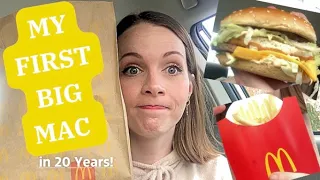 EATING MCDONALDS FOR THE FIRST TIME IN 20 YEARS | Fear Foods, Veganism, Moderation, & More!