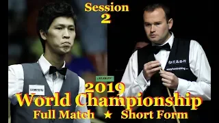 Thepchaiya Un-Nooh vs Mark Joyce ᴴᴰ World Championship 2019 (Full Match ★ Short Form) Session 2