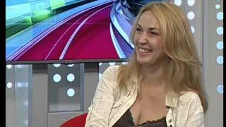 Екатерина Савинова в эфире ТК "Афонтово". Июль 2015