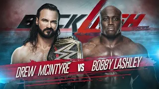 WWE BACKLASH 2020 - DREW MCINTYRE VS BOBBY LASHLEY WWE 2K20 GAMEPLAY