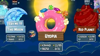 Pasandome el mundo Utopia en Angry birds space #1