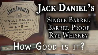 Jack Daniel's Single Barrel Barrel Proof Rye Whiskey Review! | AmericanWhiskeyTheReview.com