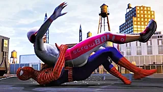 SPIDER-MAN PS4 Silver Lining DLC Screwball Gets Arrested Scene (SPIDERMAN PS4)