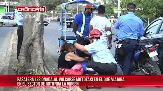 Nicaragua: Taxista provoca accidente en Managua y se da a la fuga