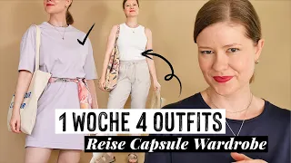 Travel Capsule Wardrobe - 1 Woche mit entspannten & minimal Outfits für's Reisen