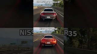 NFS Unbound - NISSAN GT-R R35 VS CHARGER SRT HELLCAT | DRAG RACE