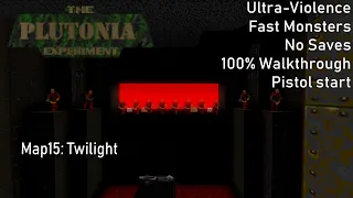 СУМЕРКИ. САГА. ДУМОЛУНИЕ. [] Final Doom: Plutonia Experiment Map15 [Fast Monsters-UV-MAX]