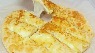 Cheese - potato bread baked in a pan. ❗ No oven, no yeast, no eggs