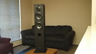 Sony SS-CS3 tower speakers with the super tweete straight up Review by TJ The Stereo Bargin File