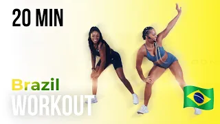 BRAZIL DANCE WORKOUT | PART 4 | 20 MINUTES | FUN CARDIO