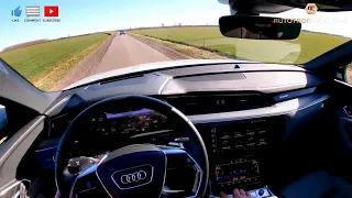 Audi e-Tron POV Test Drive || 408 HP Electric