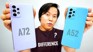 Samsung Galaxy A52 vs A72 Unboxing : What's the Difference 🤔 ??