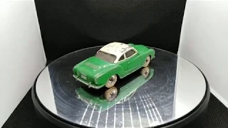 Dinky toys V W Karmann Ghia no/187  1959/1964  restoration.