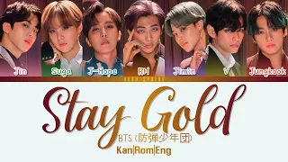 BTS (防弾少年団) - Stay Gold (ColorCodedLyrics Kan|Rom|Eng)