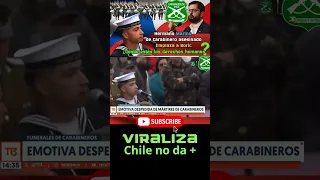 Hermano Marino de carabinero asesinado emplaza a Boric ¿ Donde están los derechos Humanos ? #chile