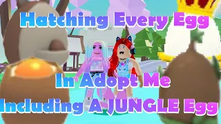 Hatching Every Egg In Adopt Me | Even A JUNGLE EGG