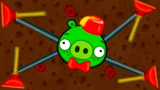 Машинки и Самолеты в Bad Piggies #24 Новые уровни с Кидом на МК