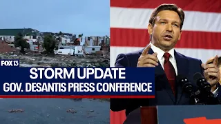 Gov. Ron DeSantis gives update on storm