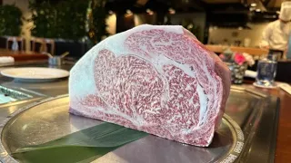 A5 kobe beef $260 lunch - Long-established wagyu steak restaurant since 1925 / teppanyaki at Tokyo