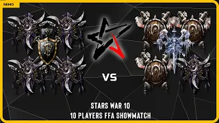 WC3 - 10 Players FFA Showmatch - Stars War 10