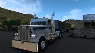 //// CUSTOM FREIGHTLINER HAULING BUILDING BLOCKS IN AMERICAN TRUCK SIMULATOR ////