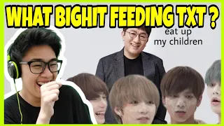 [TXT] Do you ever look at someone and wonder, what is Bighit feeding this kids reaction
