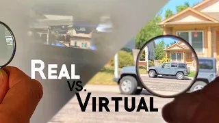 See the Difference Between Real & Virtual Images | Geometric Optics | Physics Demos