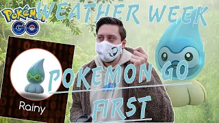 NEW POKEMON GO "ONLY" SHINY RAINY FORM CASTFORM + MORE IN WEATHER WEEK EVENT! | Pokemon GO