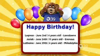 June 2024 Cub Club Birthdays