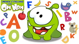 Canzoni Dell'Alfabeto | ABC Song | Cartoni Animati | Impara Italiano Con Om Nom | Learn Italian