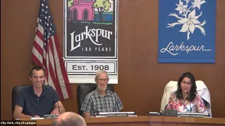 Larkspur Planning Commission Meeting July 25, 2023