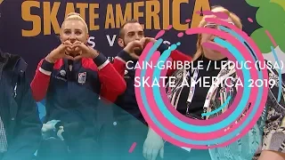 Cain-Gribble / Leduc (USA) | 3rd place Pairs | Short Program | Skate America 2019 | #GPFigure