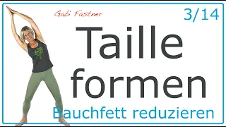 3/14 ❗️32 min. Taille formen  | Tiefe Bauchmuskulatur trainiert | ohne Geräte, für Geübte