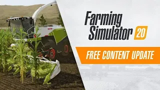 Farming Simulator 20 now with CLAAS   Free Content Update promo #1(1080p) sunny simulator