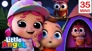 Camping Song | Baby John Sing Along + More Little Angel Kids Songs & Nursery Rhymes