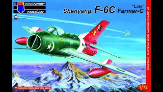 John Lanning of IPMS Fort Crook reviews KP's new mold 1/72 Shenyang F-6C (MiG-19) Farmer model kit