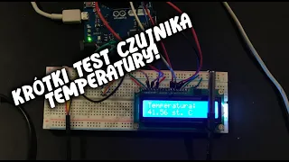 Krótki test wodoodpornego czujnika temperatury | Arduino Leonardo