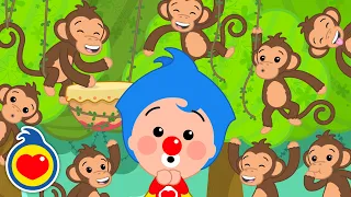 Восемь обезьянок ♫ Детские Песни ♫ Плим Плим