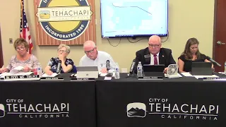 Tehachapi City Council Regular Meeting June 6 2022