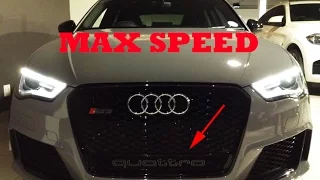 INSANE Audi RS3 2016 vs MERCEDES A45 AMG Acceleration, Exhaust Sound, LAUNCH CONTROL ...