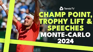 Monte-Carlo 2024: Championship Point, Trophy Lift & Speeches 🏆