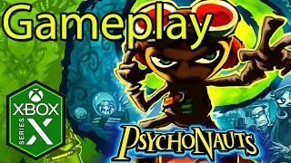 Psychonauts Xbox Series X Gameplay [Xbox Game Pass]