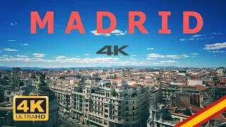 MADRID, SPAIN In 4K  🇪🇸 | AERIAL DRONE TOUR  ULTRA HD {4K}